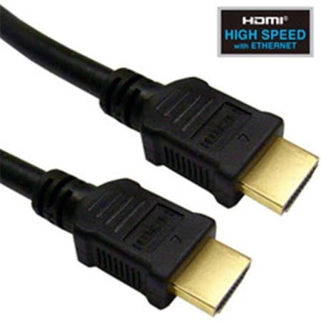 Cable Wholesale Cable Wholesale HDMI Cable; High Speed with Ethernet; HDMI Male; 24 AWG; CL2 rated; 35 foot 10V3-41135